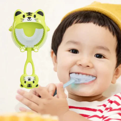 Escova de Dental Para Crianças Super Macia Forma de U O OFERTEIRO 